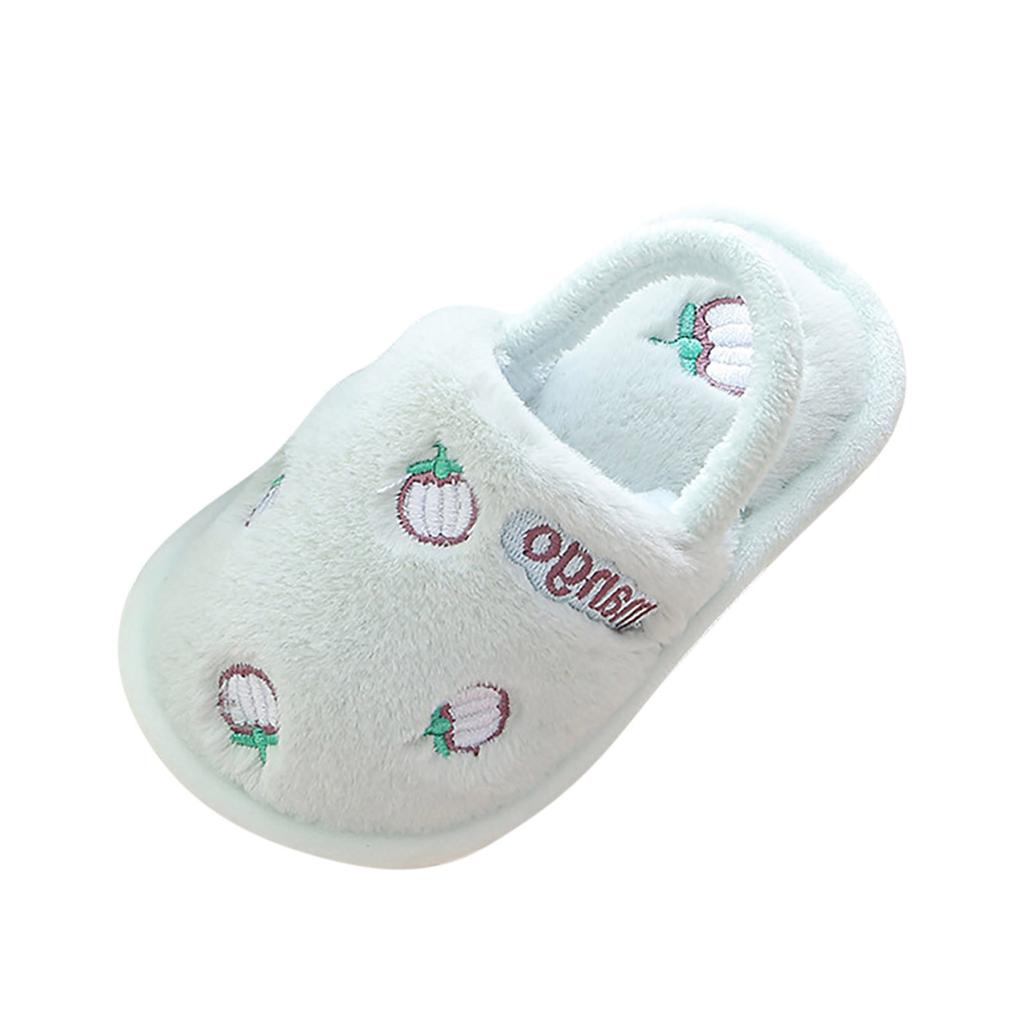Newborn Baby Girls Printing Flower Prewalker Soft Sole Sandals Single Shoes