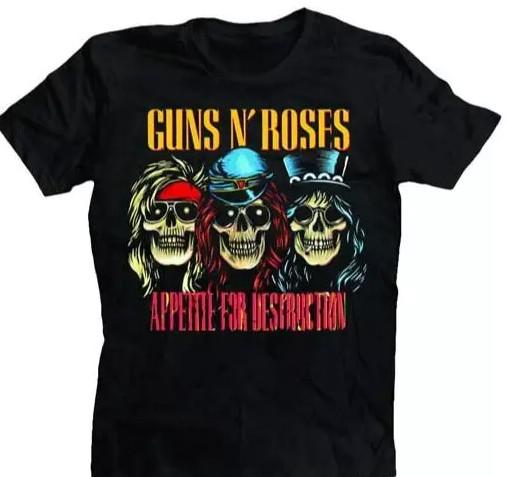 Guns N' Roses AFD Черепа Футболка Унисекс Футболка