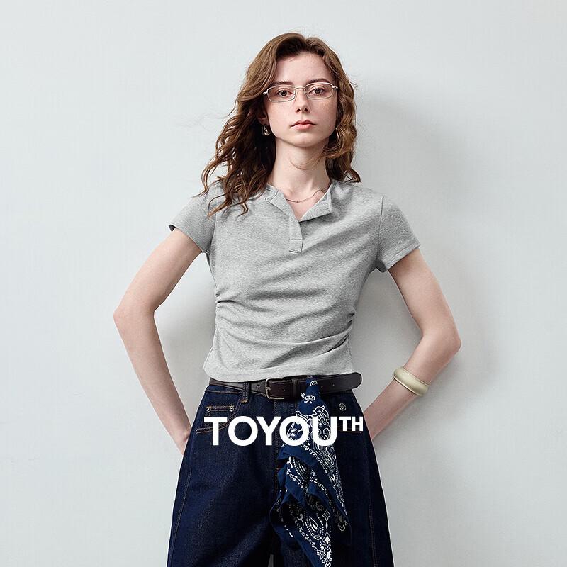 Женская охлаждающая тонкая футболка-henley из лиоцелла Chuyu