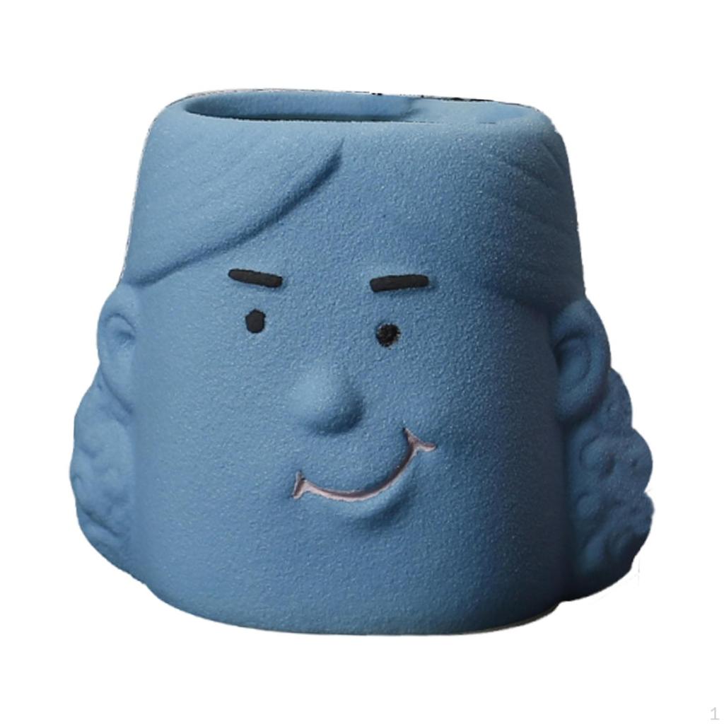 Керамический цветочный горшок, забавный мультяшный цветочный горшок, современное милое кашпо для балкона