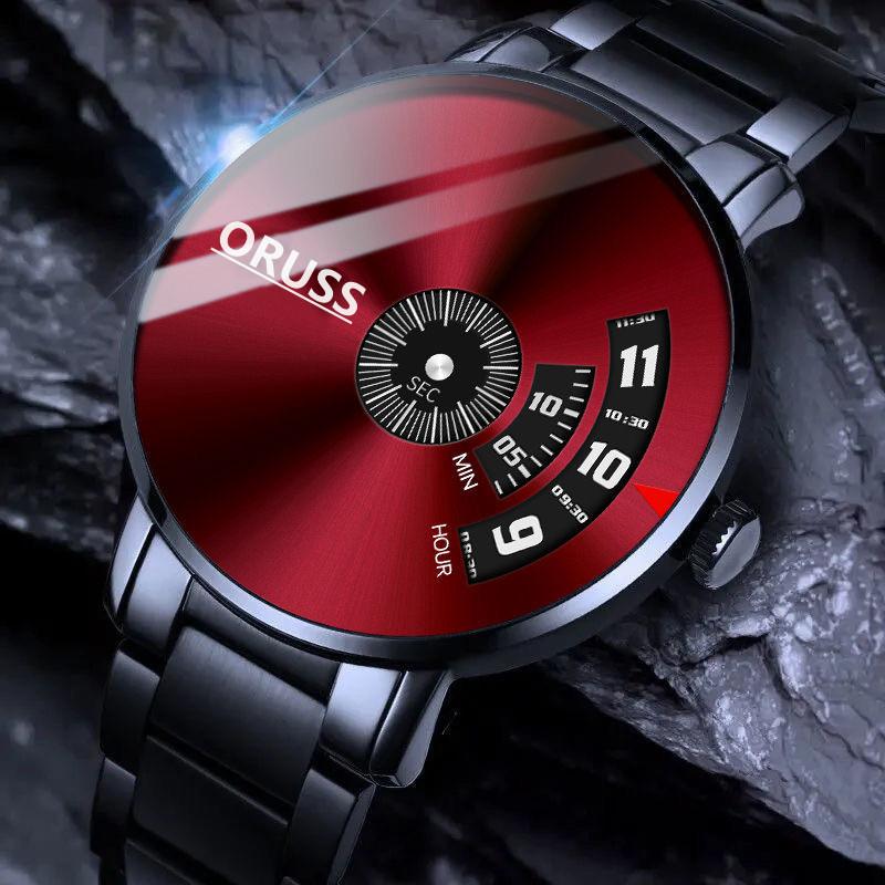ORUSS New TOP Brand Luxury Men's Watch With Box Waterproof Calendar Men's Quartz Watches