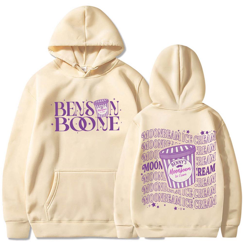 Benson Boone 2025 Tour Hoodie - Moonbeam Ice Cream Edition