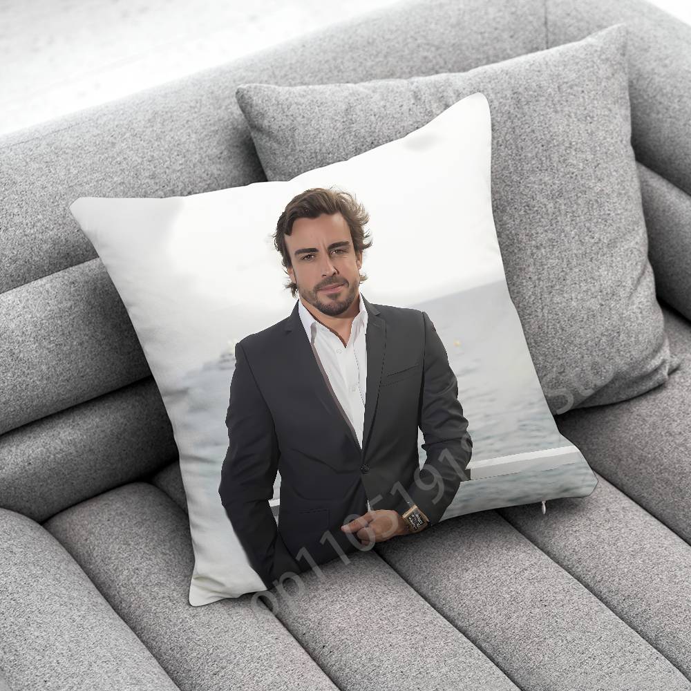 Наволочка для декоративной подушки F-Fernando A-Alonso Для 45x45см 40x40см 55x55см 50x50см 30x30см Квадратная наволочка для автомобильной подушки