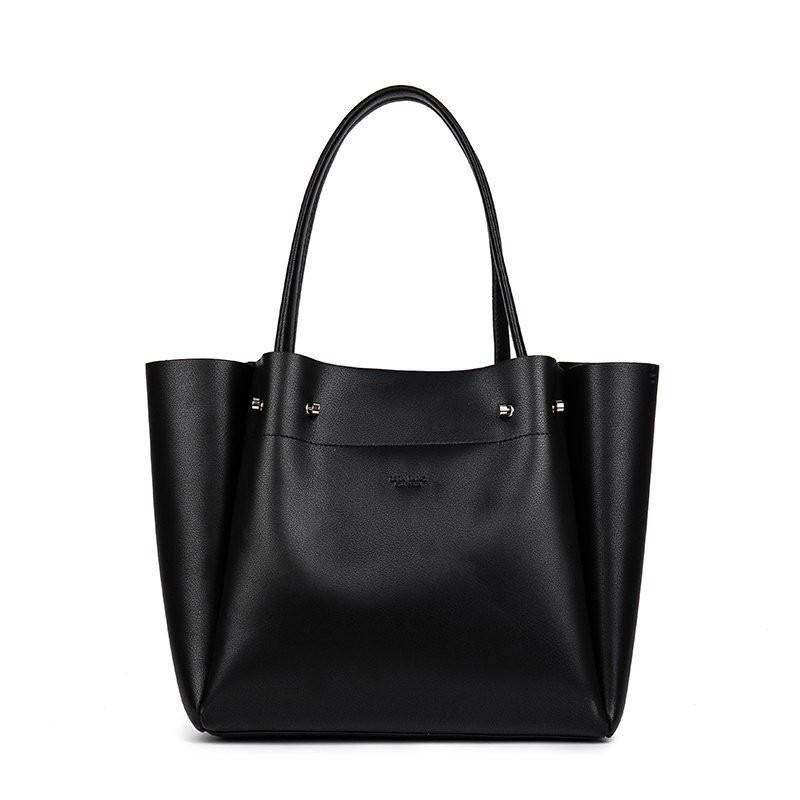 Новый модный рюкзак из мягкой кожи большой вместимости, портативная минималистичная дорожная сумка, сумка для покупок на одно плечо