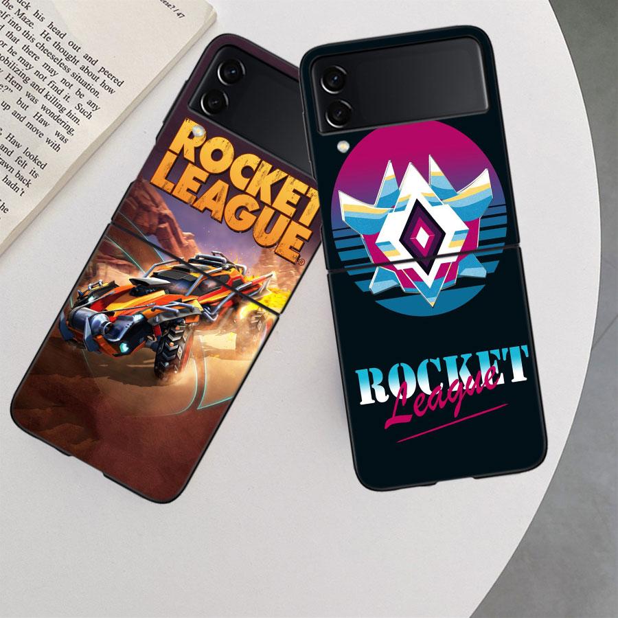Чехол для телефона R-Rocket L-League Game для Samsung Z Flip 7 6 5G Galaxy Z Flip 5 4 3 Черный Жесткий Чехол Роскошный ПК Корпус Coque