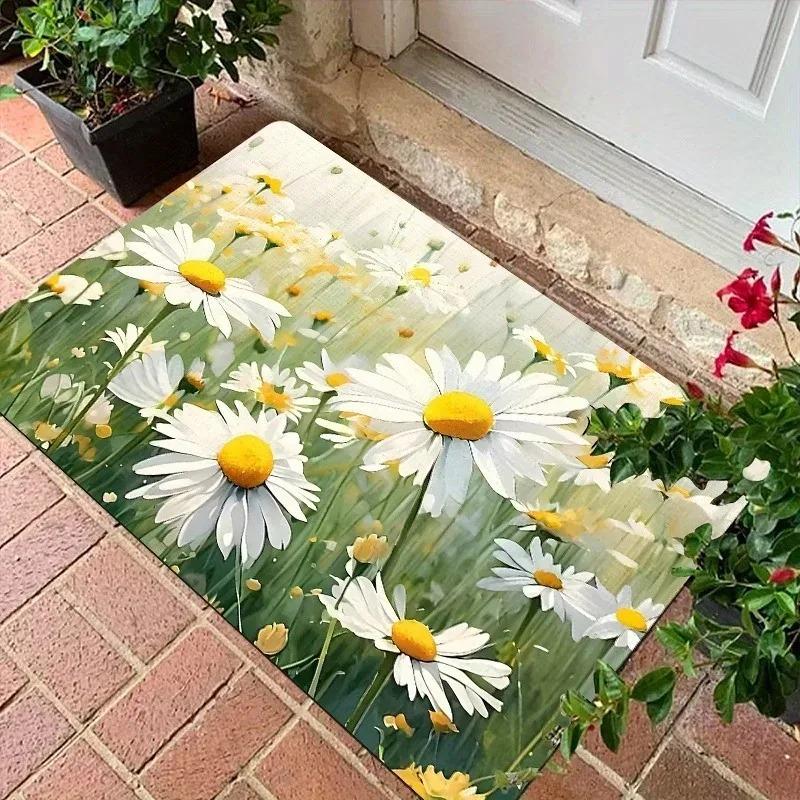 1PC Car Pattern Kitchen Rugs Non-Slip Door Mats Pop design Bathroom Rug Bath Mat Carpet for Home Sink Laundry Decor