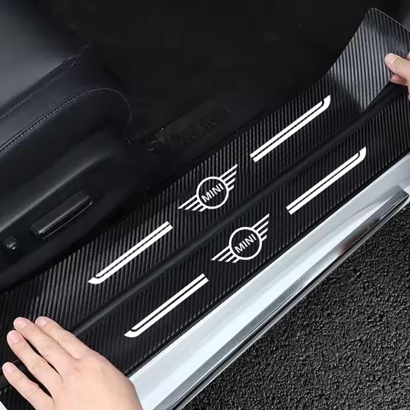 Car Door Sill Anti Kick Sticker Decals Threshold Strip Film for Mini Cooper F56 F60 Countryman R50 R52 R53 R55 R56 F54 F55 F61