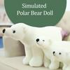 Прекрасная плюшевая игрушка Белый арктический медведь, мягкая кукла-животное для ребенка, милый подарок на день рождения, Рождество