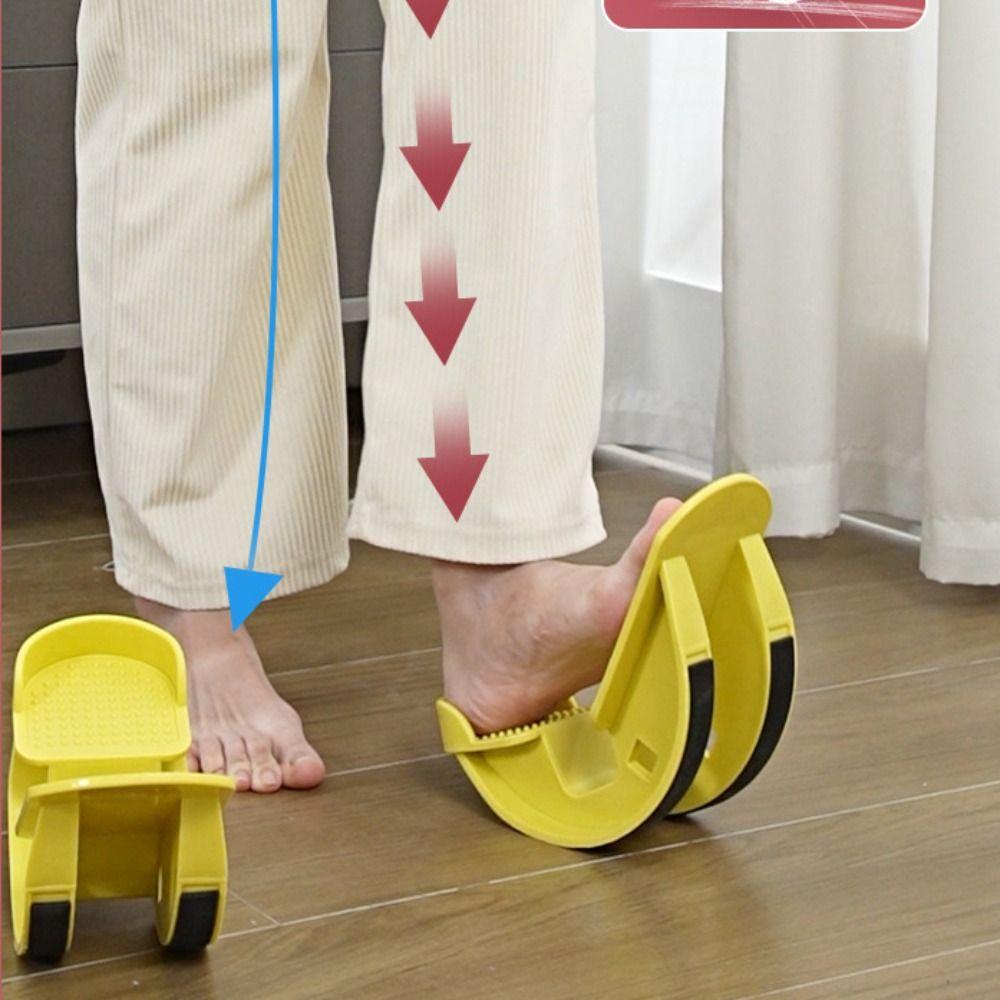 Lightweight Calf Stretcher PP Foot Stretcher Portable Ankle Stretching Board Enhanced Flexibility