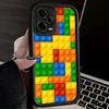 Phone Case for Xiaomi Redmi Note 15 14 13 Pro Plus Fashion Building Blocks Pattern Shell 12S 11 11S 11T 5G 14S Soft Silicone Fun