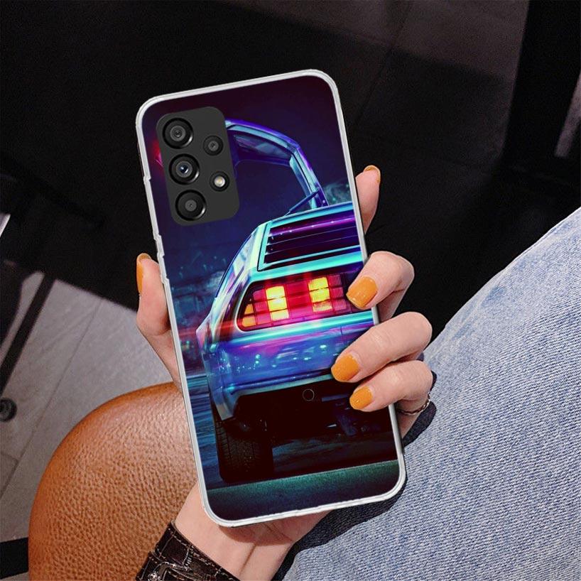 Чехол для телефона Машина времени Назад в будущее для Samsung Galaxy A17 A16 A15 A14 A13 A57 A56 A55 A54 A53 A37 A36 A35 A34 A33 A26 A2