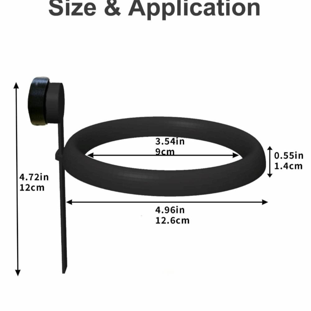Food Scattering Prevention Aquarium Feeding Ring Magnetic Mounting Fish Food Hoop Aquarium