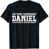 Дэниел Личное имя Смешная футболка Дэниел