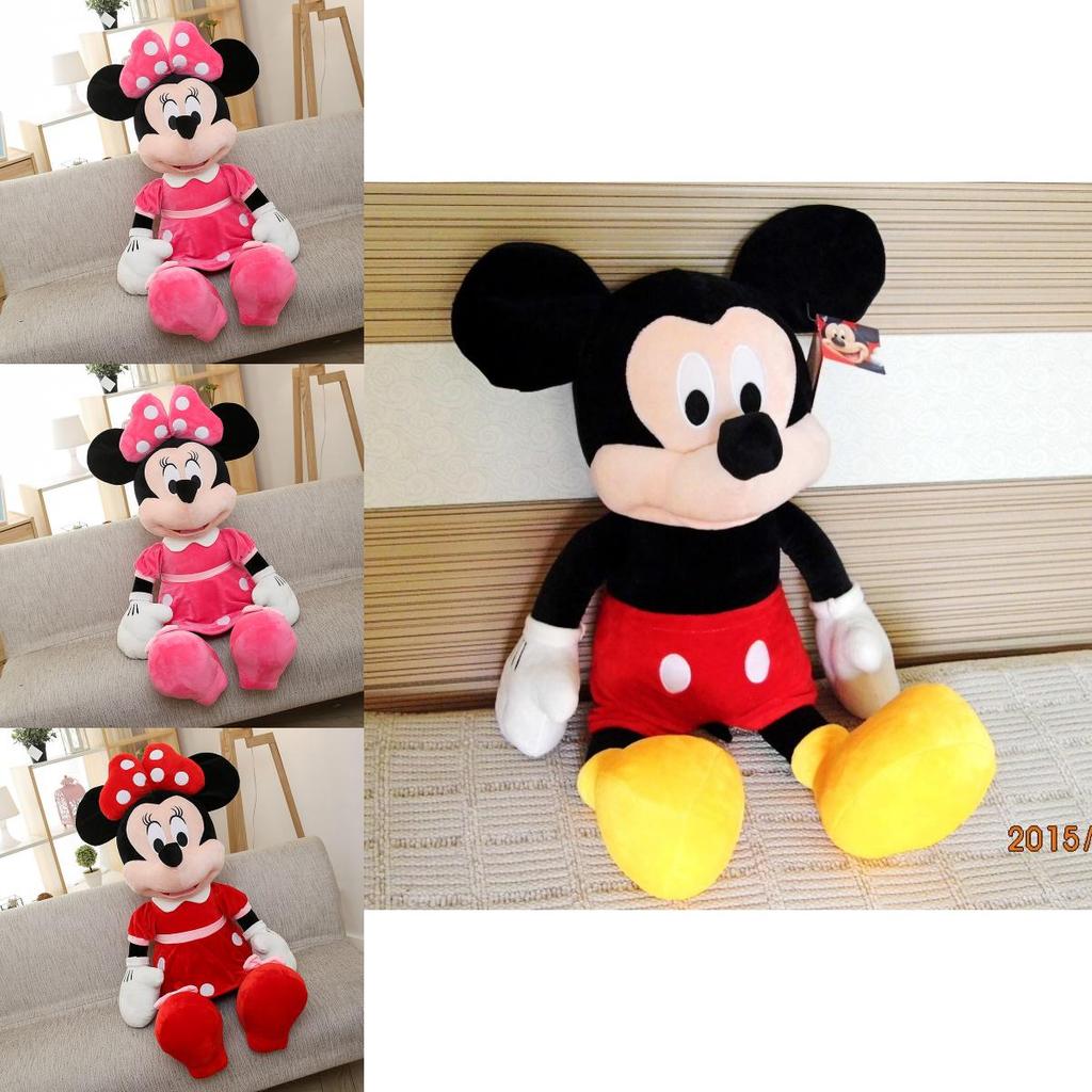 Versatile Mickey Or Minnie Mouse Plush Toy Doll Crafted With Soft Comfortable Materials For All Ages