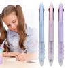 Ручка стираемая с наконечником 0,5 мм Ручка 3-в-1 многоцветная Простая нейтральная ручка Школа Офис