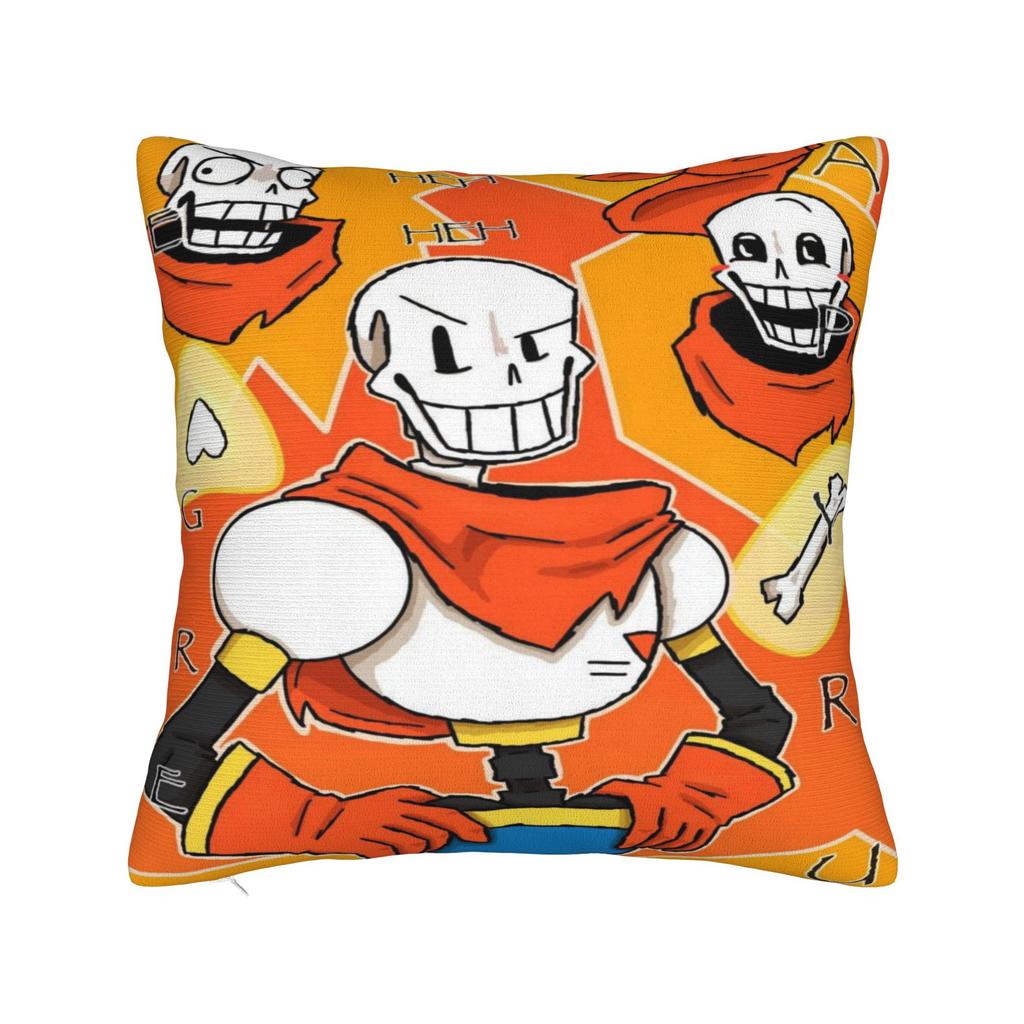 Pillow Cover U-Undertale Papyrus Kawaii Pillow Case For Sofa Couch Bed Living Room Pillowcases