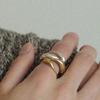 Ahjeong Erode Ring. Gold