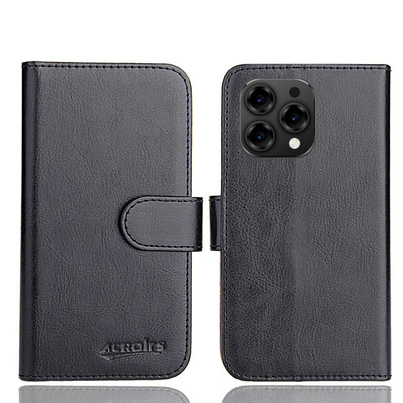 Чехол для Doogee N55 Pro 6.56" 6 Цветов Флип Ультратонкий Модный Настраиваемый Мягкая Кожа Эксклюзивный Телефон Чехол Crazy Horse
