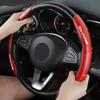 2pcs Carbon Fiber Non-Slip Steering Wheel Cover Car Accessories For Mercedes Benz AMG W212 W205 W246 W177 W176 W213 GLC GLE GLS ML Welcome Projection