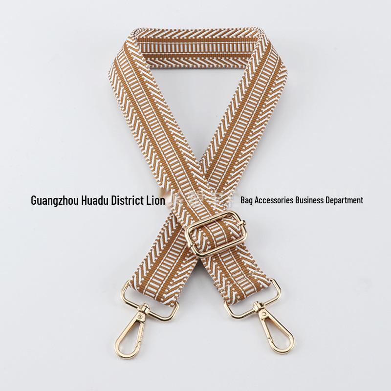 Широкий сменный ремень для сумки в этническом стиле - на одно плечо или через плечо