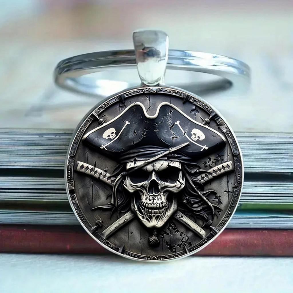 Брелок-подвеска Badge Time Gemstone Cross Border Accessories Metal Keychain