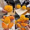 Creative Peel Cartoon Orange Plush Pendant Detachable Pendant Decompression