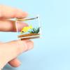 Dollhouse Mini Fish Tank Diy Resin Transparent Goldfish Tanks Miniature Decor