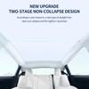 2 шт. Для Tesla Model 3/Y/3 Highland/Y Juniper Ледяная Ткань Пряжка Затеняющие Накладки на Стеклянную Крышу Передний и Задний Люк Солнцезащитный Козырек