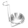 Spoon Stand 2 In 1 Stainless Steel Spoon Shelf Rest Utensil Spatula Holder Gadget Kitchen Storage Tool Scoop Bracket Stand