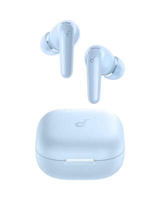 Полностью беспроводные наушники Anker Soundcore P31i с активным шумоподавлением, до 50 часов работы и соответствием техническим стандартам PSE, светло-голубые (Bluetooth 6.1) Отмена,