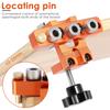 3 в 1Dowel Cam Jig Набор для установки дюбелей Направляющая для сверления Дюбелей Jig Карманный дырокол Jig Локатор Инструменты для деревообработки Отверстие 8/10/15 мм