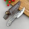 Ручная ковка Тесак для мяса Нож для нарезки Кухонные ножи шеф-повара Нож для обвалки Овощерезка