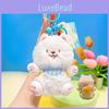 Dog Samoyed Charming Plush Keychain Delightful Couples Backpack Accessory Gift