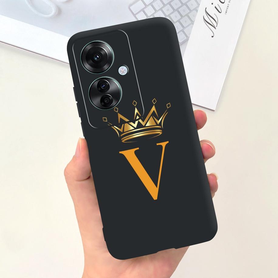 For OPPO Reno11F 5G Case CPH2603 Fashion Letters Phone Cases For OPPO Reno11 F Cover Reno 11F 11 F 5G Bumper F25 Pro Soft Fundas