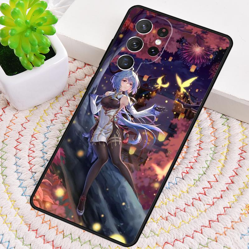 Ganyu Genshin Impact мягкий силиконовый чехол для телефона для Samsung Galaxy note 10 pro S26 S25 S24 S23 S22 S21 Plus S25Ultra Capa Cover
