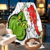 The Grinch Print Blanket - Soft & Comfortable, for Bedroom, Travel, Sofa, Home Decoration - Birthday Christmas Gift for Friend