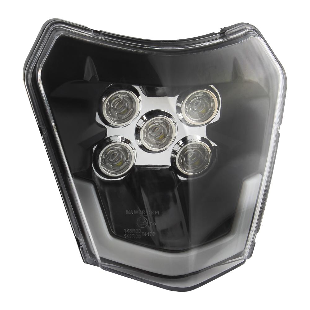 Светодиодная фара для мотоцикла KTM EXC SX XC XCW 125 150 250 300 350 450 530 Фара Аксессуары для мотокросса Фара Supermoto