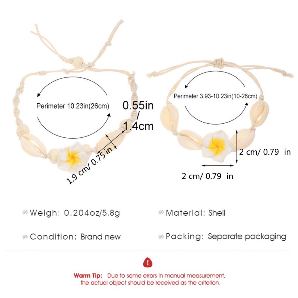 Distinctive Woven Beach Anklet with Floral Charm Stylish Adjustable Cotton Rope Foot Chain Jewelry for Women Girls