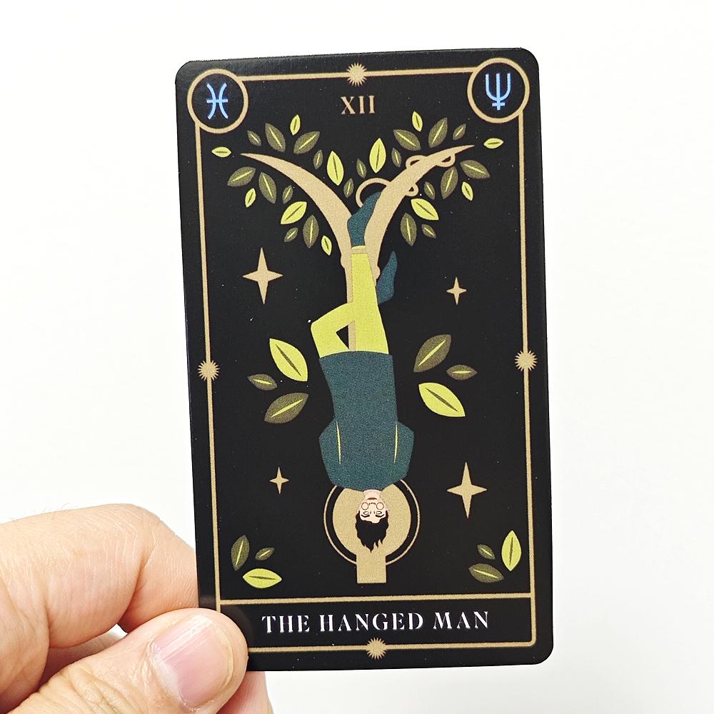 10.3*6cm The Witch of The Forest’s Tarot Magick Deck: 78 Cards with Guidebook for Beginners Gilded Black Edges
