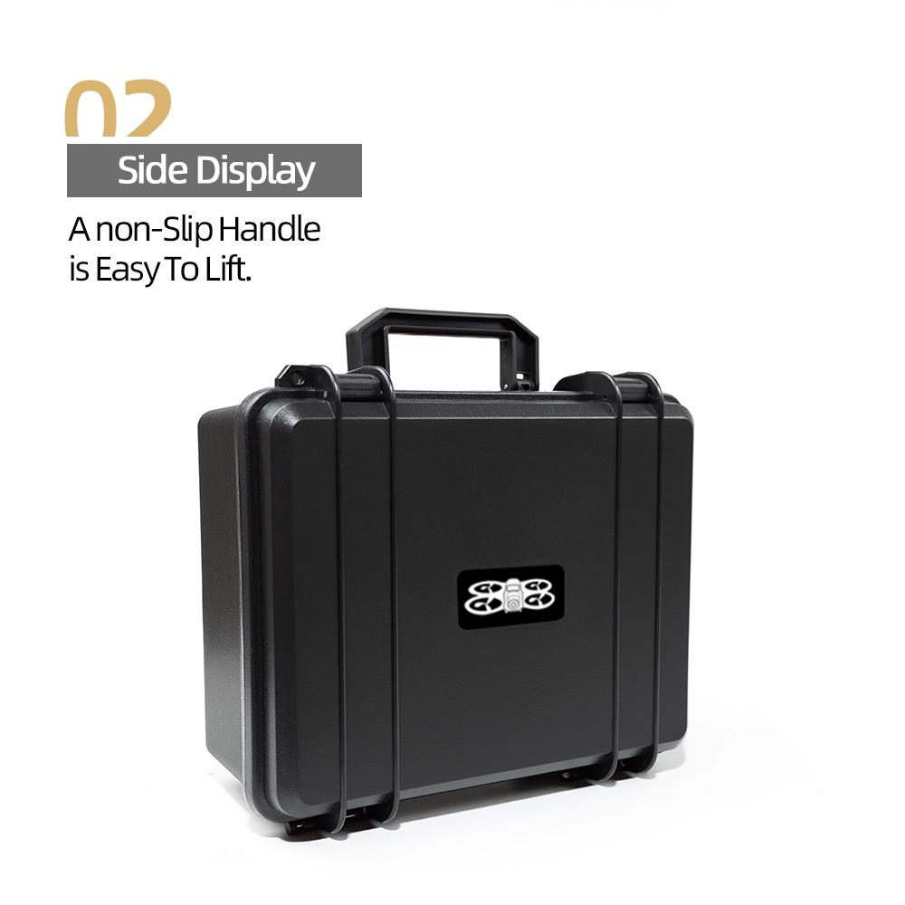 For DJI Flip Carrying Case Portable RC Drone + RC-N3 Controller + Battery Shockproof Storage Box