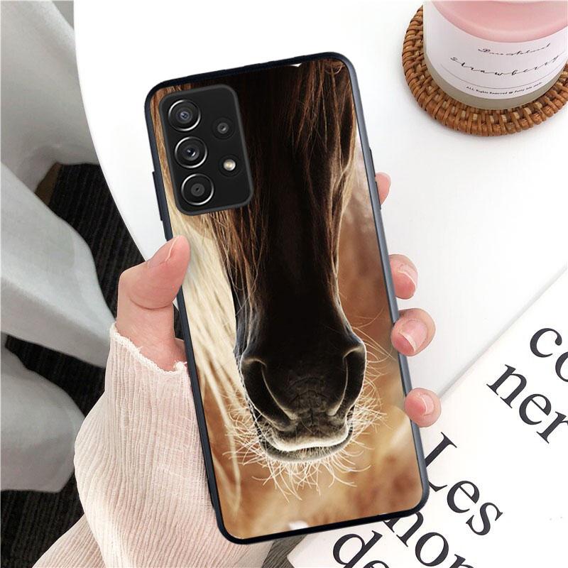 Чехол для телефона с изображением лошади для Samsung Galaxy A13 A22 A12 A32 A71 A11 A21S A33 A52 A72 A51 A50 A70 A31 M31