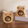 Cartoon Animal Owl Ornament Unique Cloud Wooden Doorbell Practical Animal Wind Bell  Entrance Door