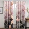 3D Black Gold Dali Texture Curtains European Luxury Home Decor Shading Curtains 2 Panels Living Room Bedroom Window Curtains