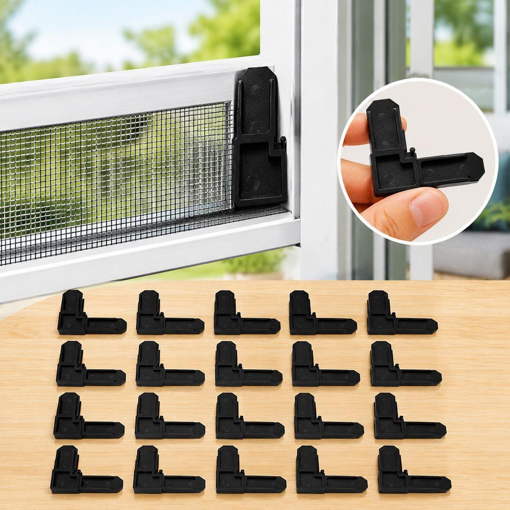 20pcs Reinforced Window Screen Frame Corner Screen Corner Replacement Screen Repair