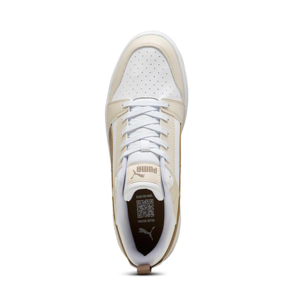 Puma Кроссовки для скейтборда Rebound V6 из искусственной кожи, низкие, унисекс, цвет экрю, 392328-38