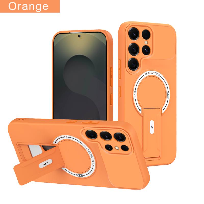Прочный чехол-держатель для Magsafe для Samsung S26 S25 S24 S23 S22 Ultra Plus Edge FE A35 A36 A52 A54 A16 A15 A14 A12 A07 A06