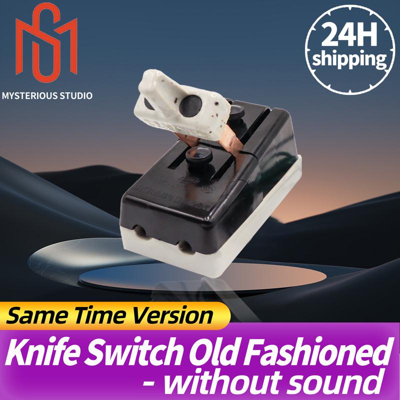 Mysterious Studio Secret Room Escape Game Mechanism Props Puzzle 1987 Old Fashioned Knife Switch Escape Room Props