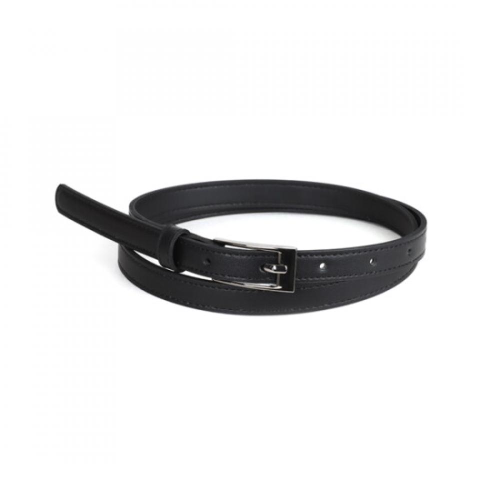 Shop DomeStic Women S Shiny Rectangular Buckle Belt 15mm Belt Tu Wbt 0933 Black
