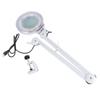 Hand‑free White Magnifying Glass With Light Magnifier Desk Lamp With Clamp And Base Holder