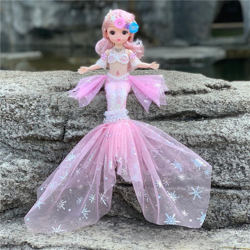 45 см Детская кукла Bjd с подвижными суставами, игрушка-русалка для плавания